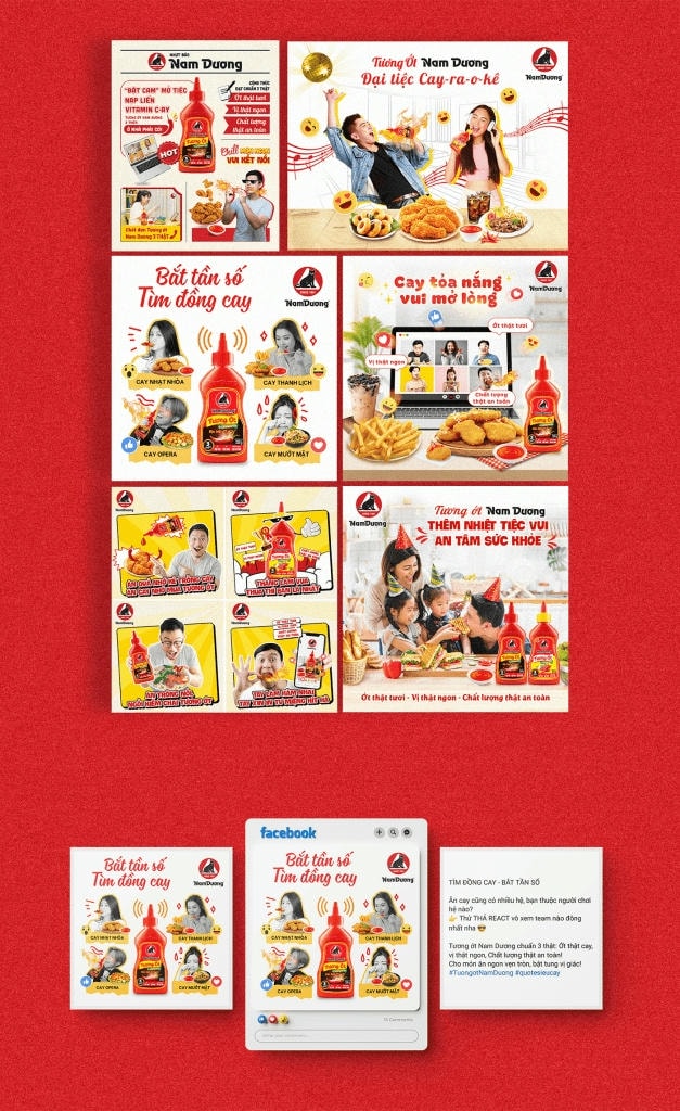 Tương Ớt Nam Dương - Social Media Branding Campaign