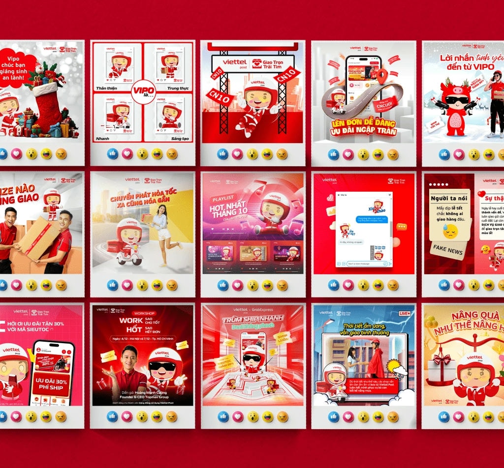 Viettel Post - Mascot Vipo concept