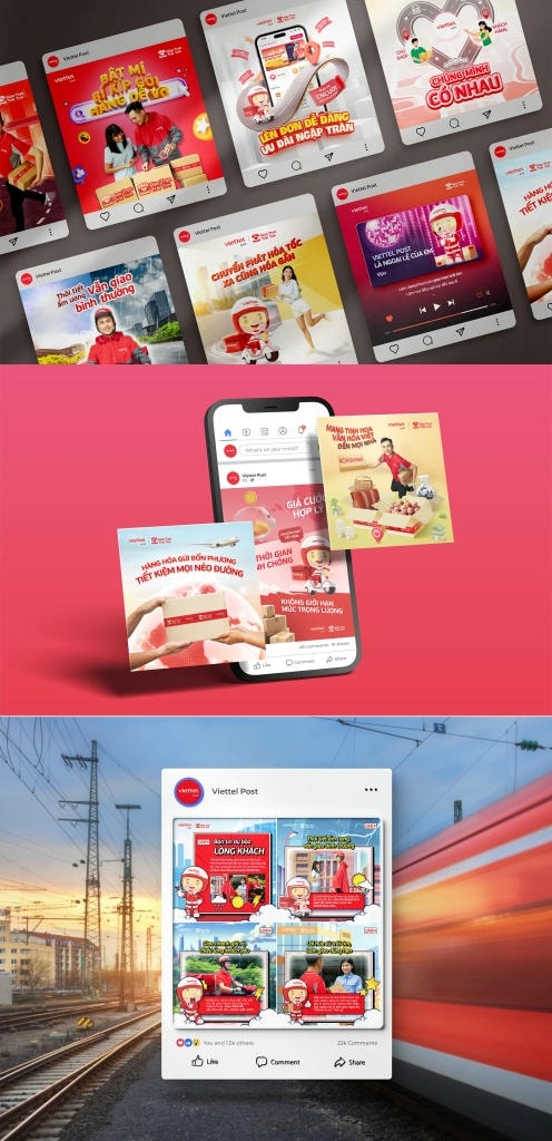 Viettel Post - Social Media 2023 - Idea Concept