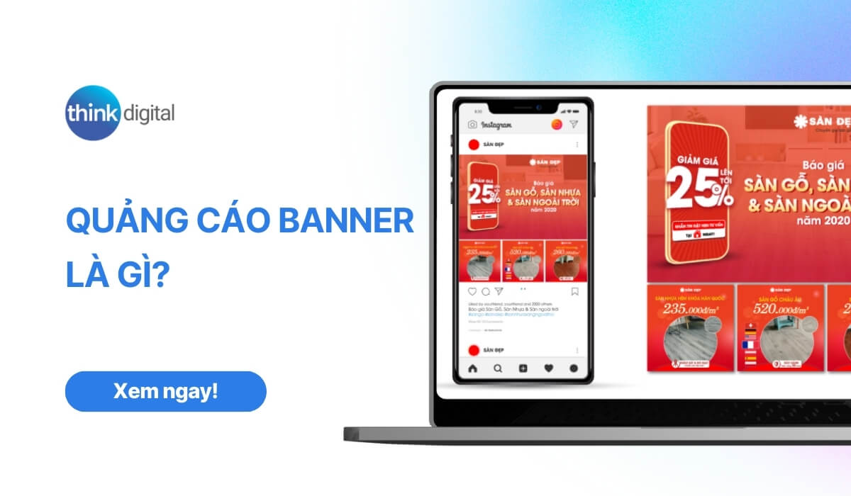Quảng cáo banner là gì? Các vị trí đặt banner trên website phù hợp