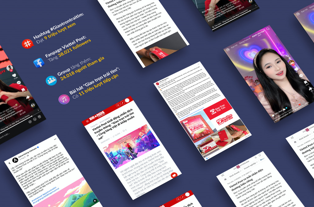 Mockup các bài báo