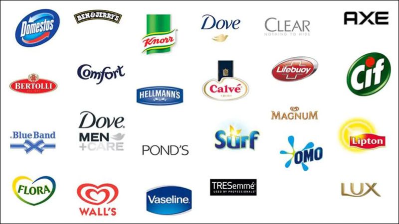 Các thương hiệu đã có tên tuổi trên thị trường của Unilever