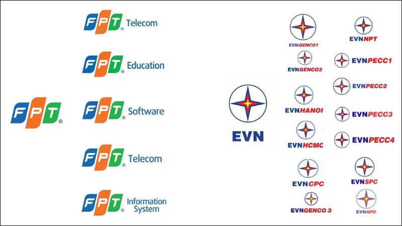 Chiến lược đa thương hiệu của FPT và EVN