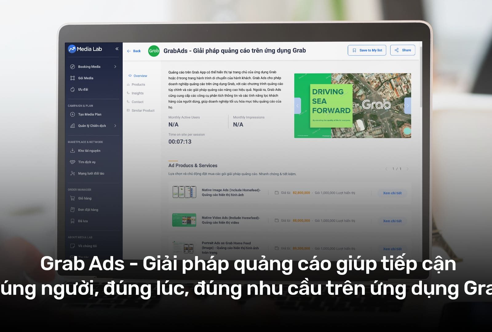 Grab Ads – Giải pháp quảng cáo