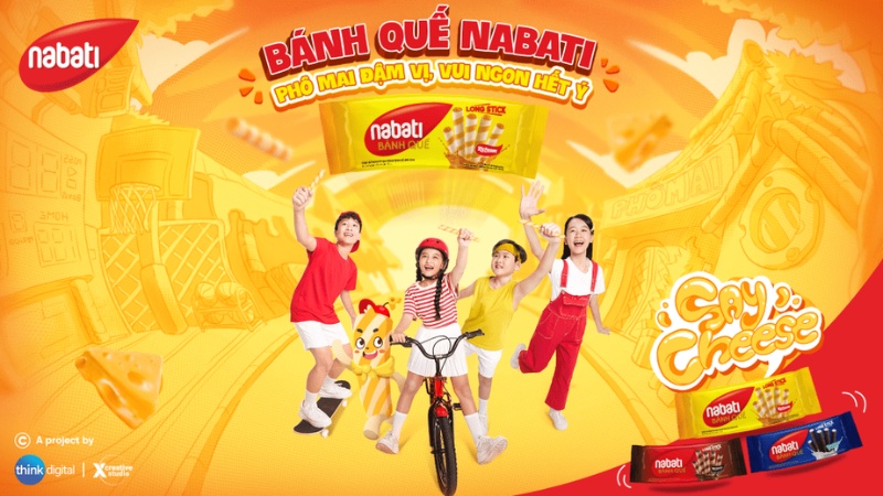 Chiến dịch FMCG "Say Cheese cùng Nabati" được thực hiện bởi Think Group
