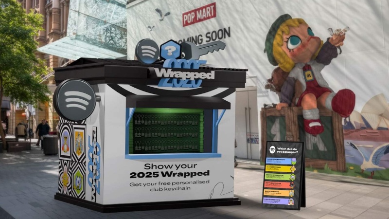 Spotify với chiến dịch Wrapped Pop-up Store