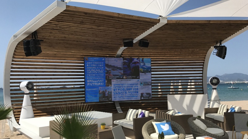 Twitter Beach tại Liên hoan Cannes Lions
