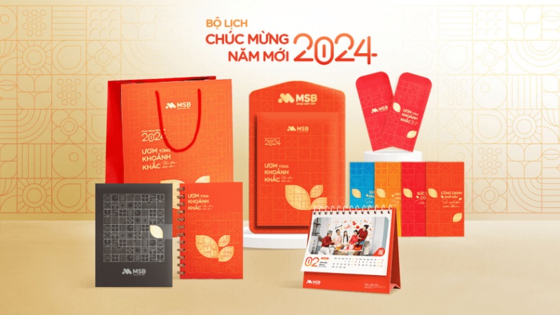 Dự án MSB Tết 2024 (Calendar & Giftset)