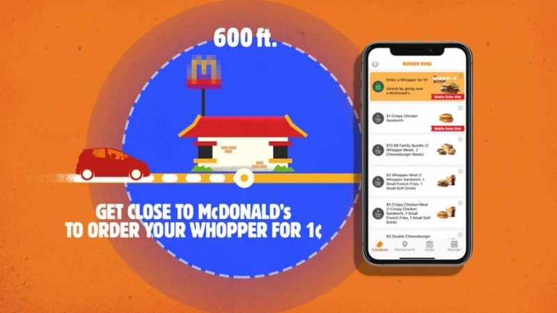 Burger King gây sốt với chiến dịch Mobile Marketing với tên gọi "Whopper Detour"