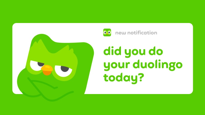 Duolingo biến thông báo đẩy thành nghệ thuật giữ chân người dùng