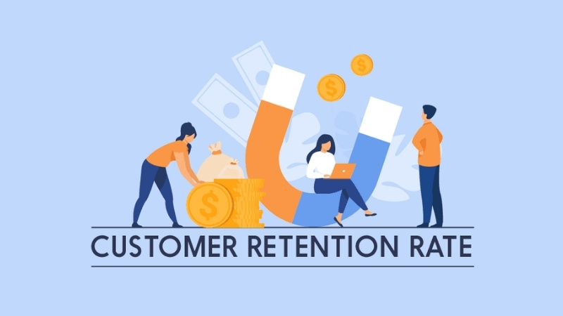 Retention Rate là tỷ lệ giữ chân và tương tác của khách hàng