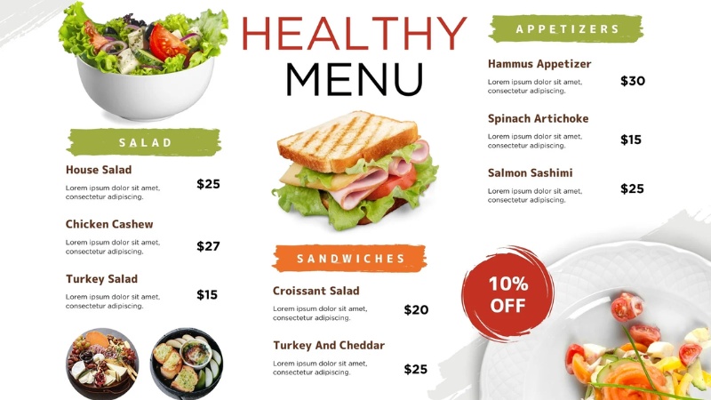 Nên bố trí các món có biên lợi nhuận cao tại những vị trí "vàng" trên thực đơn