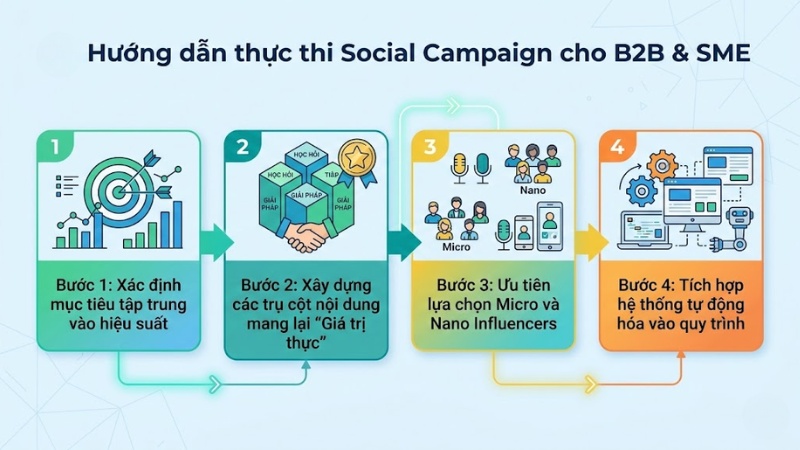Hướng dẫn thực thi Social Campaign cho B2B & SME
