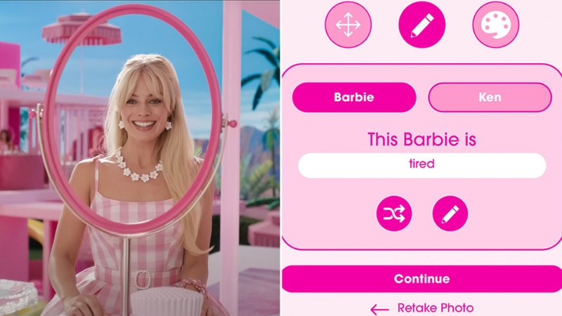 Barbie Movie "Selfie Generator" ứng dụng sức mạnh của Generative AI