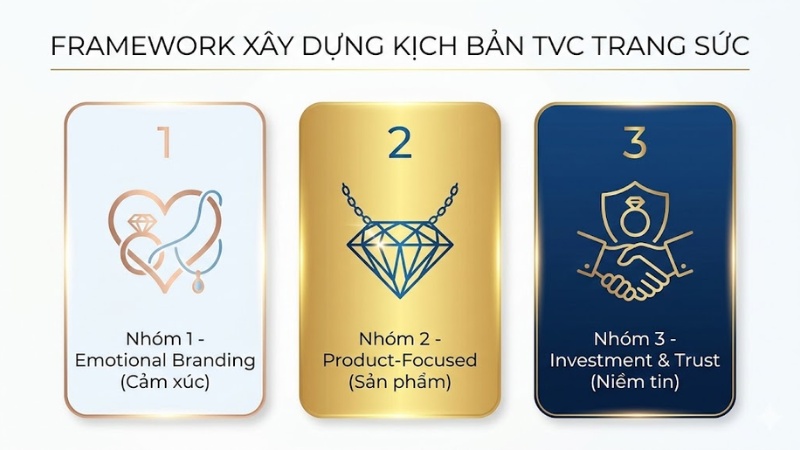 Framework xây dựng kịch bản TVC trang sức theo mục tiêu