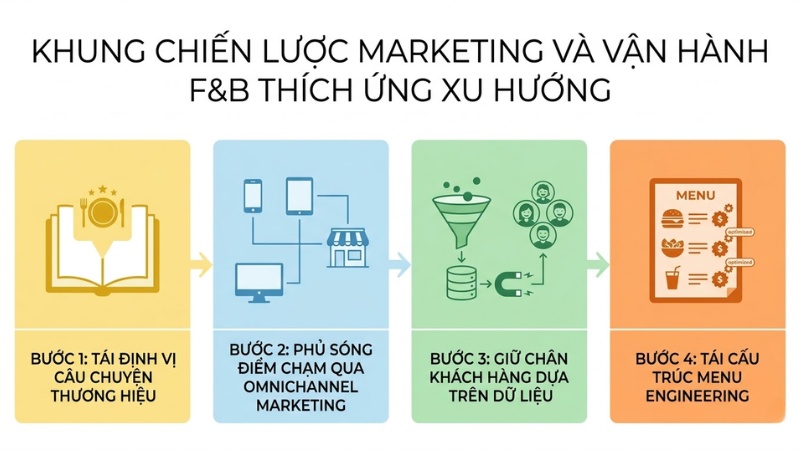 Khung chiến lược Marketing và vận hành F&B thích ứng xu hướng