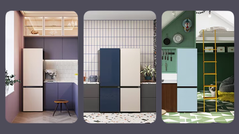 Tủ lạnh Bespoke với thiết kế mới mẻ của thương hiệu Samsung