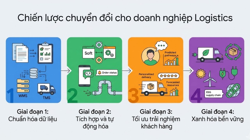 Chiến lược chuyển đổi cho doanh nghiệp Logistics