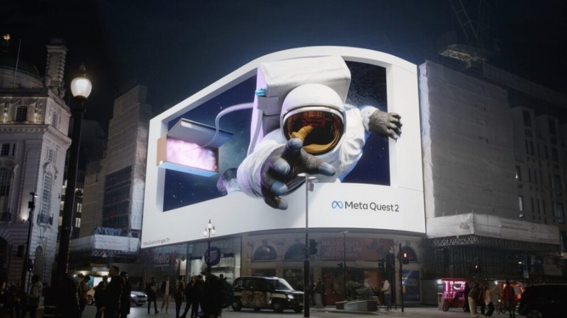 Quảng cáo 3D Anamorphic mang lại trải nghiệm thị giác siêu thực