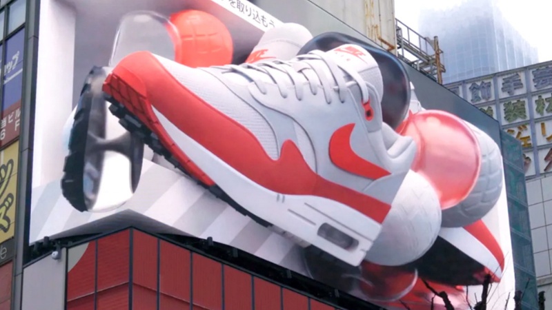 Nike Air Max Day (Tokyo) – Đỉnh cao nghệ thuật OOH 3D