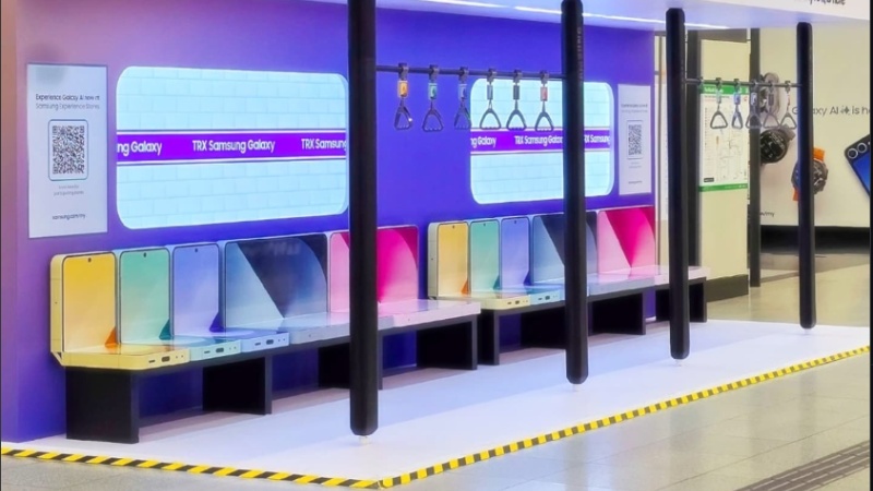 Case Study Galaxy Z Station: Khi ga tàu hóa thành cửa hàng gập mở khổng lồ